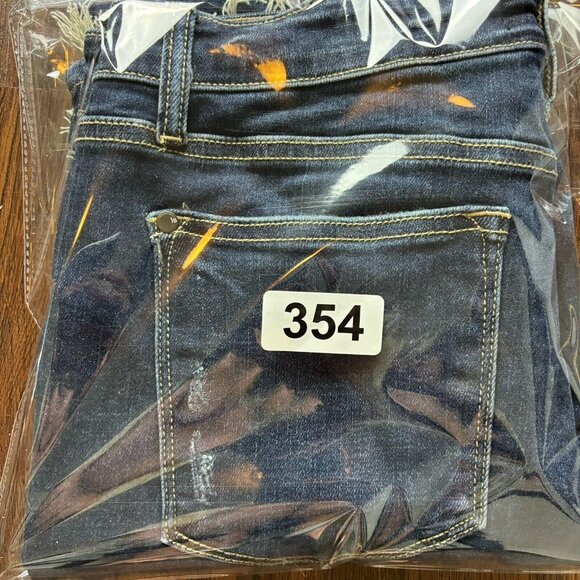 Judy Blue Straight Fit Distressed Jeans Dark Wash Women’s Size 13/31 - Picture 11 of 11